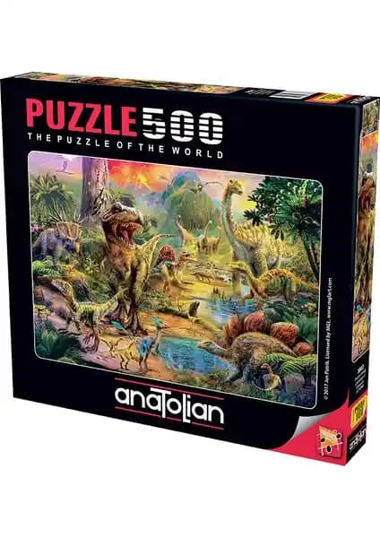 Anadolu 500 Parçalık Dinozor Krallığı Puzzle, Eğitici ve Zihinsel Gelişimi Destekleyen Ürün