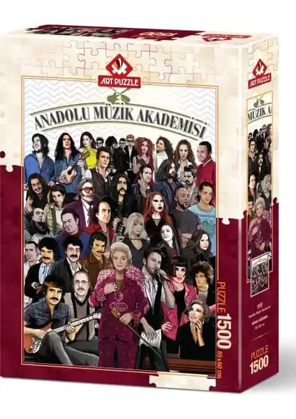 Anadolu Müzik Akademisi 1500 Parça Puzzle Türkiye Üretimi Sanat ve Müzik Temalı Puzzle