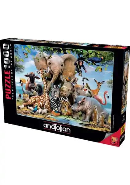Anadolu'nun Zengin Motifleriyle 1000 Parçalık Puzzle Gülümse 1043 Detaylı Tasarım
