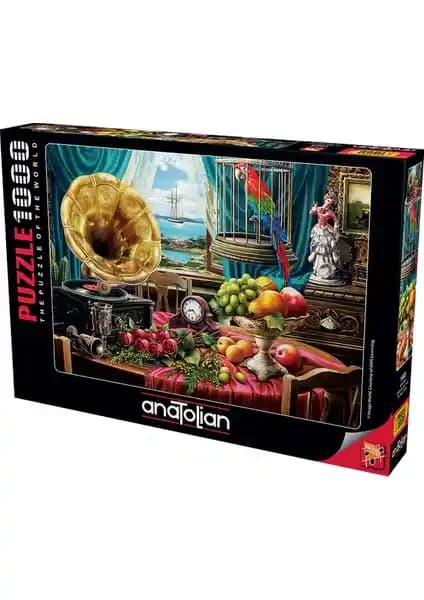 Anatolian 1000 Parçalık Puzzle Gramofon Teması ile Zihinsel ve Dekoratif Keyif Sunar