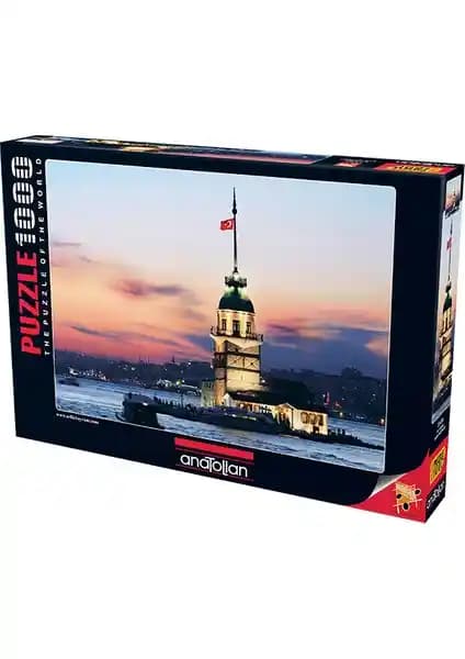 Anatolian 1000 Parçalık Puzzle - Kız Kulesi ile Türk Kültürünü Yansıtan Eğlenceli Aktivite