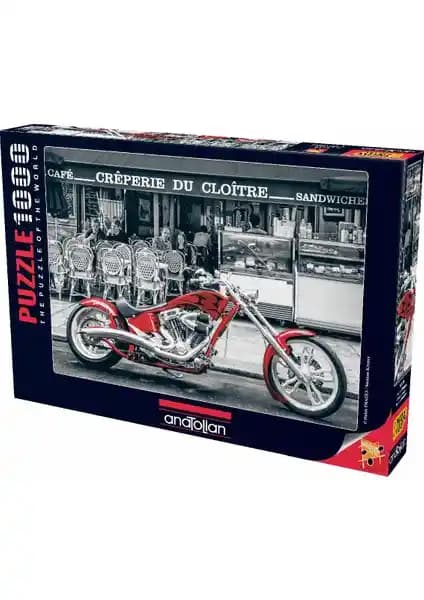 Anatolian 1000 Parçalık Puzzle ve Kırmızı Chopper Modeli ile Zihin ve Eğlence Bir Arada