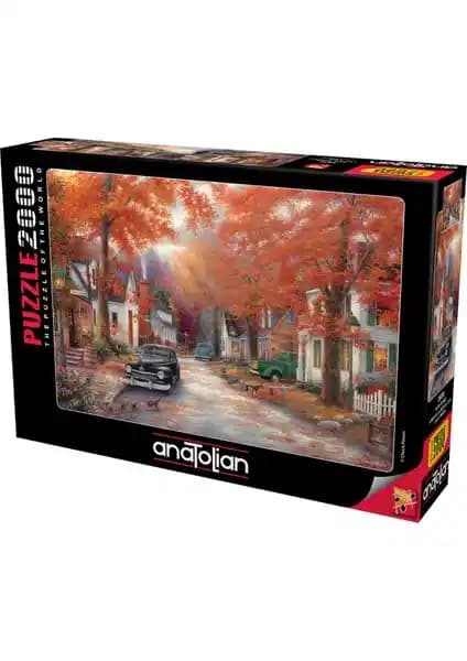 Anatolian 2000 Parçalık Puzzle Anılar Sokağı 3930 yüksek kaliteli ve detaylı şehir temalı yapboz