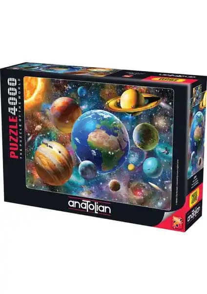 Anatolian 4000 Parçalık Solar Sistem Puzzle ile Evde Bilim ve Eğlence Deneyimi
