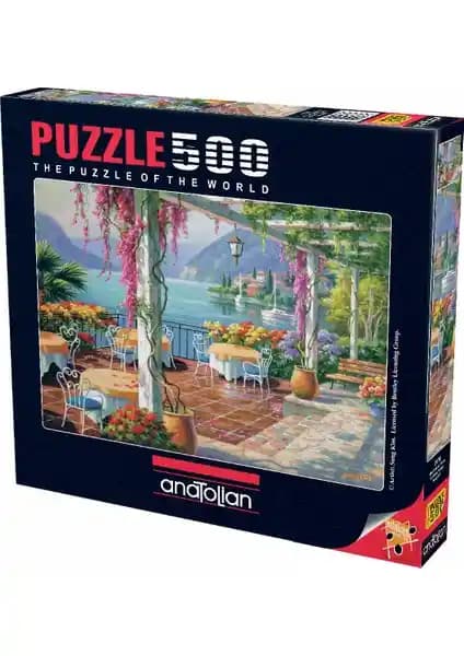 Anatolian 500 Parçalık Puzzle Mor Salkımlı Teras: Zihinsel Gelişim ve Dekoratif Eğlence