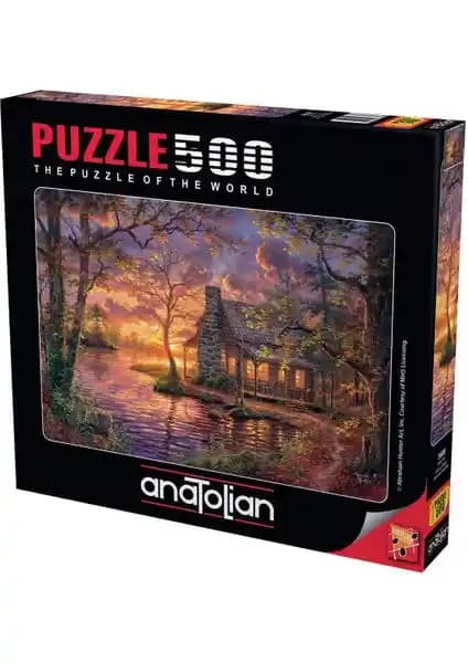 Anatolian 500 Parçalık Puzzle Türkiye Üretimi Yüksek Kalite ve Zihinsel Gelişim Fırsatı