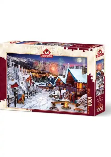 Art Puzzle 1000 Parça Kış Eğlencesi: Zihni Geliştiren Yüksek Kaliteli Puzzle Deneyimi