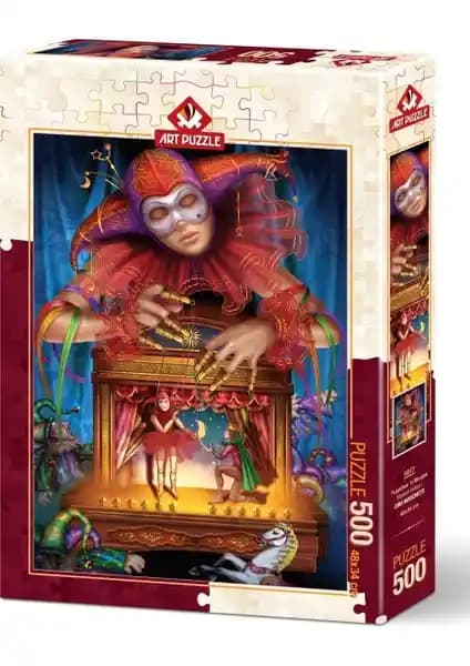 Art Puzzle Maskeli Kuklacı 500 Parça Puzzle Detaylı Sanatsal Eğlence Ürünü
