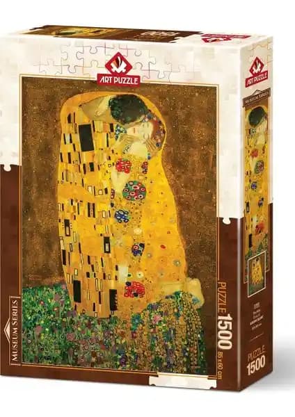 Art Puzzle The Kiss 1500 Parça Puzzle Sanat ve Zeka Buluşması Güvenilir Türk Üretimi