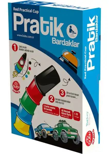 Bubu Pratik Bardaklar: Hızlı Refleks ve Eğlence Odaklı Masa Oyunu