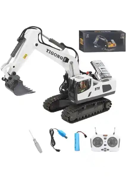 Buyfun YIGONG C Ekskavatör: Detaylı ve Gerçekçi RC İnşaat Kamyonu Modeli