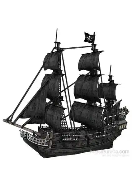 Cubic Fun 3D Puzzle Queen Anne's Revenge Detaylı Korsan Gemisi Modeli 308 Parça