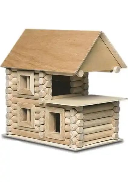 Dedemin Evi Doğal Ahşap Oyuncak: Güvenli ve Eğitici Maket Ev Seçenekleri