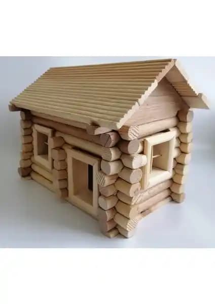 Dedemin Evi Maket Ev: Çocuklar İçin Güvenli ve Yaratıcı Ahşap Oyun Seti