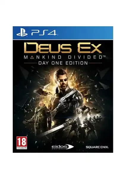 Deus Ex: Mankind Divided Day One Edition PS4 - Siberpunk Temalı Aksiyon ve Gizlilik Oyunu