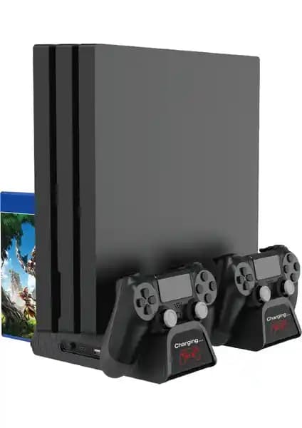 Dobe PS4 Çok Fonksiyonlu Soğutmalı ve Şarj Standı: Kontrolcü Şarj ve Soğutma Çözümü