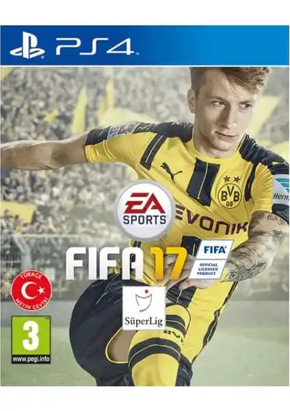 Fifa 17 PS4 Türkçe Menü ile Gerçekçi Futbol Deneyimi Sunan Spor Oyunu