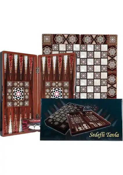 İzmir Sedefli Tavla Büyük Boy: Modern Tasarım ve Geleneksel Estetiğin Buluşması