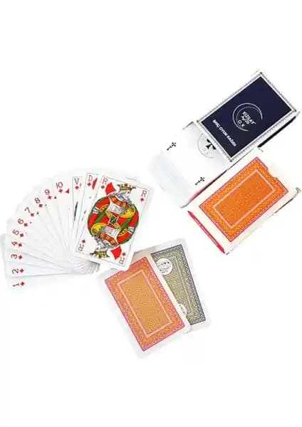 Kızılay A30 Çift Deste İskambil Oyun Kağıdı Yüksek Kalite ve Uzun Ömürlü Kullanım İçin