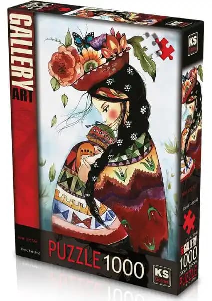 KS Games 1000 Parça Puzzle Anne ve Oğul Aile Bağlarını Güçlendiren Eğlenceli Aktivite