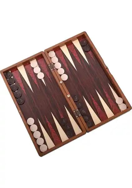 KS Games Master Classic Tavla Ceviz: Estetik ve Dayanıklı Ahşap Oyun Seti