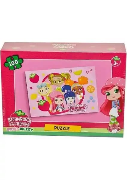 Laço Çilek Kız 100 Parça Puzzle Çocukların Gelişimine Katkı Sağlayan Eğitici Oyuncak