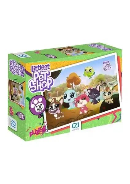 Littlest Pet Shop Temalı 100 Parçalık Puzzle Çocukların Gelişimine Destek Sağlar