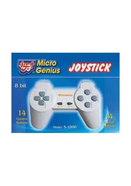 Micro Genius Joystick 8 Bit Atari Kolu Retro Oyun Deneyimi ve Koleksiyon İçin Uygun
