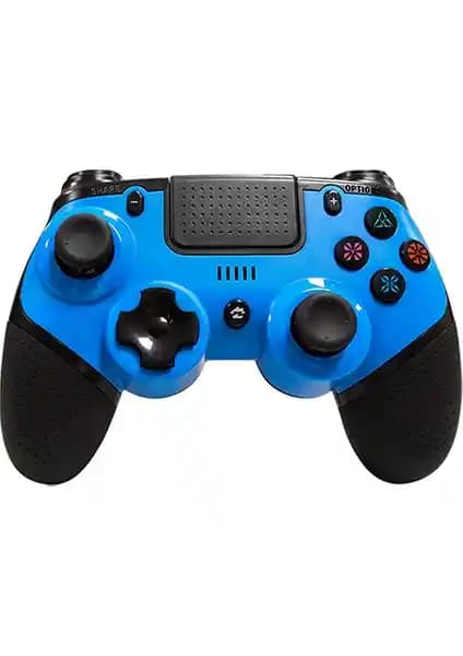 Snopy Rampage SG-RPS4 Plus Mavi Bluetooth Kablosuz Çift Titreşimli PS4 Gamepad