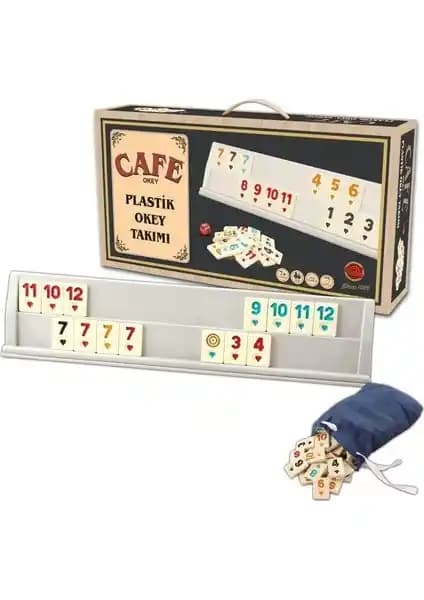 Star Kahveci Plastik Okey Takımı: Dayanıklı ve Renkli Okey Seti ile Eğlenceyi Yükseltin