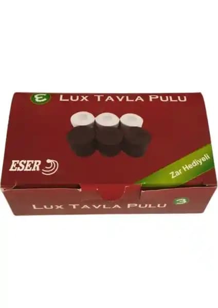 Star Oyun Aletleri Lüks Tavla Pulu Yedek Büyük 3 Numara - Dayanıklı ve Estetik Tasarım