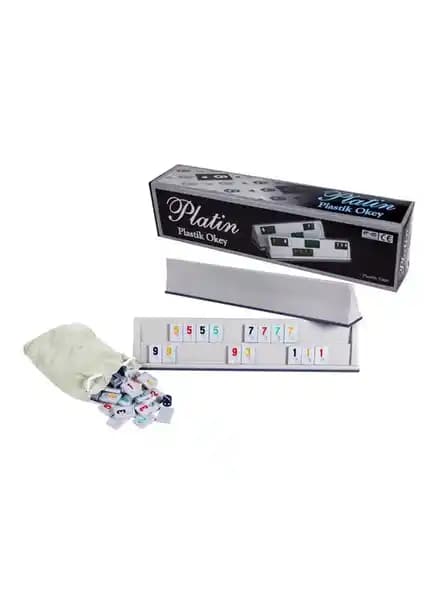 Star Platin Dayanıklı Plastik 106 Parça Klasik Okey Takımı - Dayanıklı ve Pratik Oyun Seti