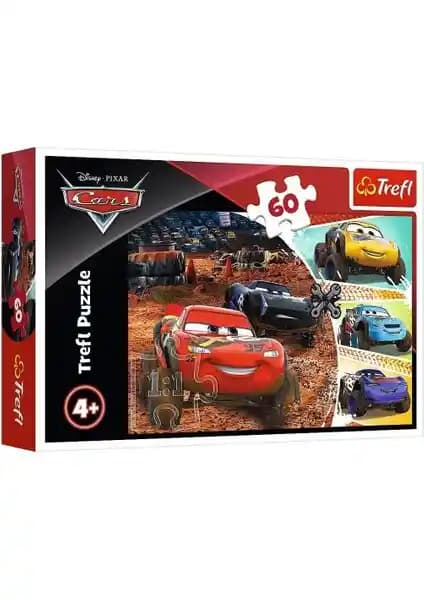 Trefl Lightning McQueen Çocuk Puzzle 60 Parça Eğlenceli ve Eğitici Oyun Deneyimi