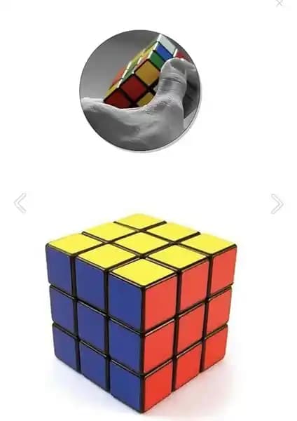 Zeka Küpü Rubik Magic Cube 3x3 Çocuklar ve Yetişkinler İçin Eğitici Puzzle Oyunu