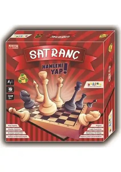 Zekice Satranç Ahşap Şıklığı ve Kullanışlılığıyla Modern Tasarım Satranç Seti