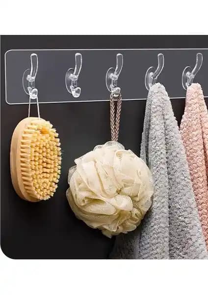 Baysa 5'li Şeffaf Yapışkan Askı ile Rng Shopping Şeffaf Duvar Kancası Karşılaştırması