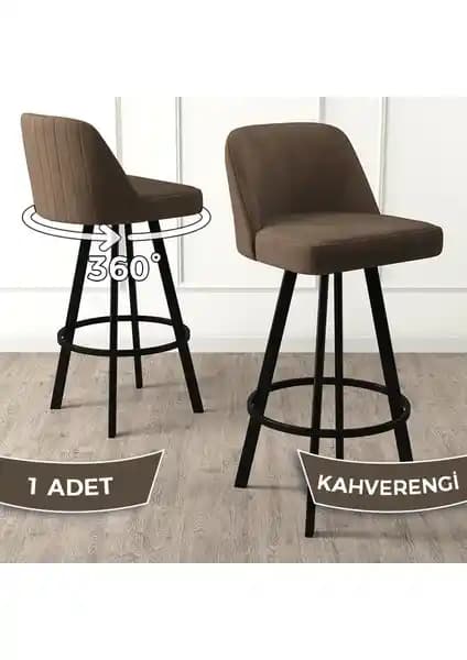 Canisa Concept Atex Döner Bar Sandalyesi ile Just Home Lara Bar Sandalyesi Karşılaştırması