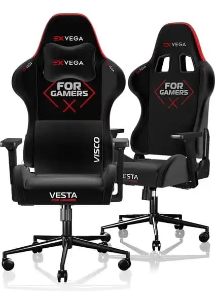 Exvega Vesta ile Hawk Fame Silver Kumaş Oyuncu Koltukları Karşılaştırması (2024 Serisi)