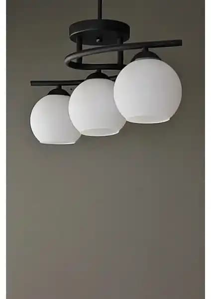 Fer Fuji 3’lü Siyah Camlı Avize ile Modelight Gima Beyaz Tekli Avize Karşılaştırması