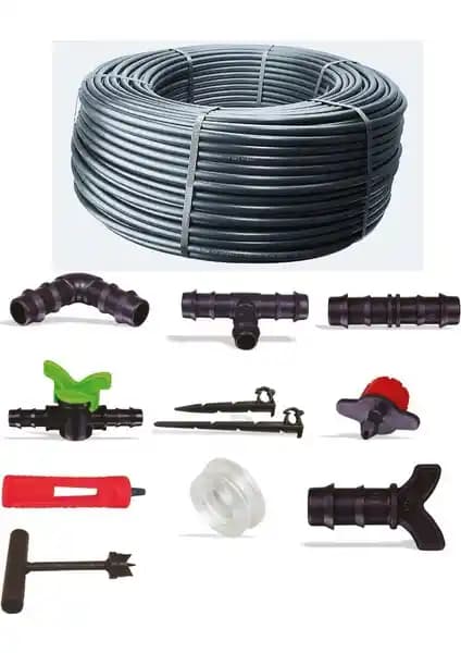 Kadıoğlu Hazır Damla Sulama Seti (0-100 Ağaç) vs Mgf Plast 100m Deliksiz Damlama Seti
