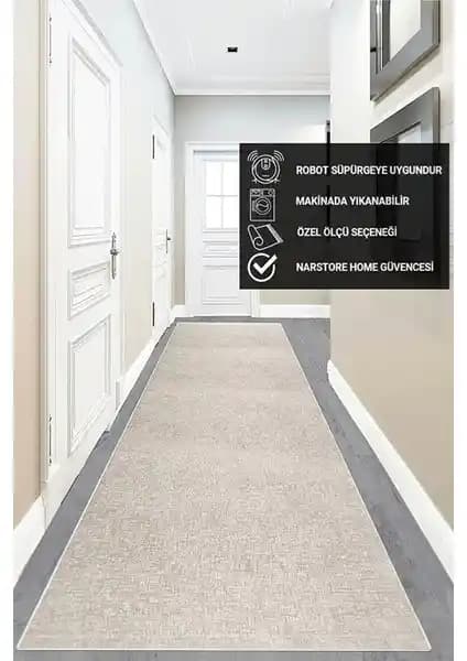 NarStore Bej Yolluk ile Valery Desenli Yıkanabilir Kesme Rulo Halı Karşılaştırması