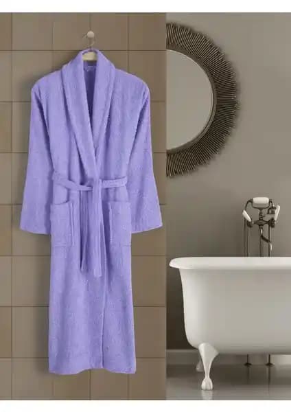 Rozet Tekstil Lila Şalyaka Bornoz ile Soley Minerva %100 Pamuklu Bornoz Karşılaştırması