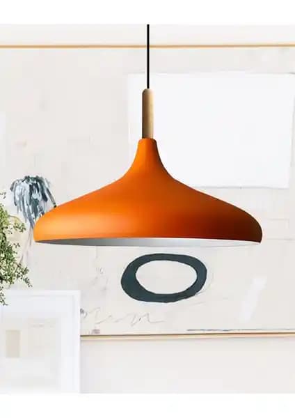 Bamyum Champion Ahşap Tekli Avize: Şık Minimalist Tasarım ve Etkili Aydınlatma