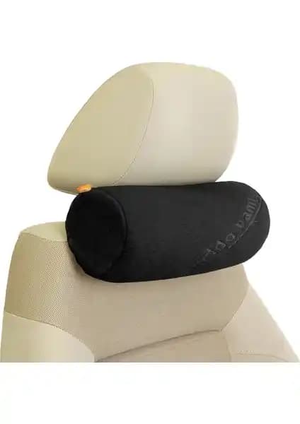 Beddo Bambu Serisi Araç Boyun Yastığı: Silindirik Tasarım, Bambu Kumaş ve Boyun Desteği