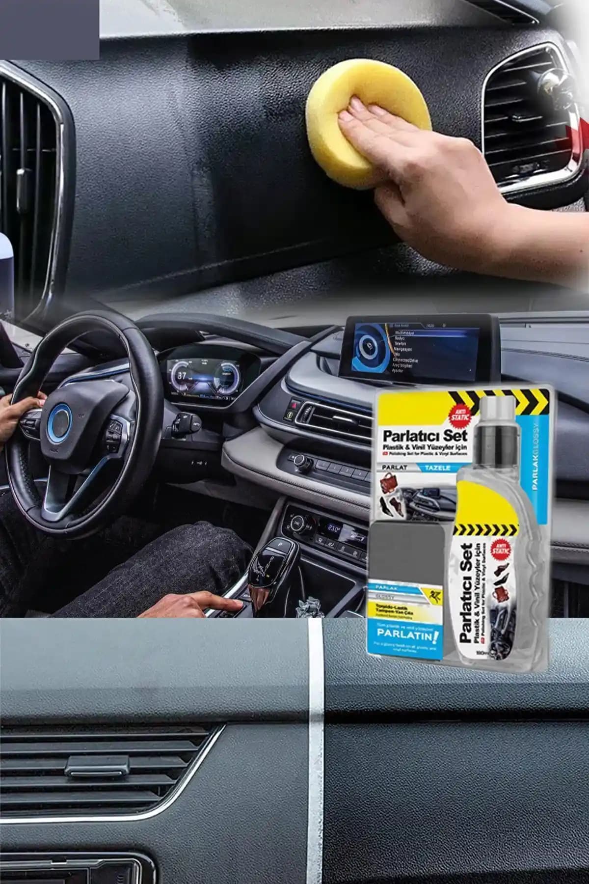 BYENS Torpido Parlatıcı Temizleyici: İç ve Dış Plastik Aksamlar İçin Doğal Yenileme ve Koruma