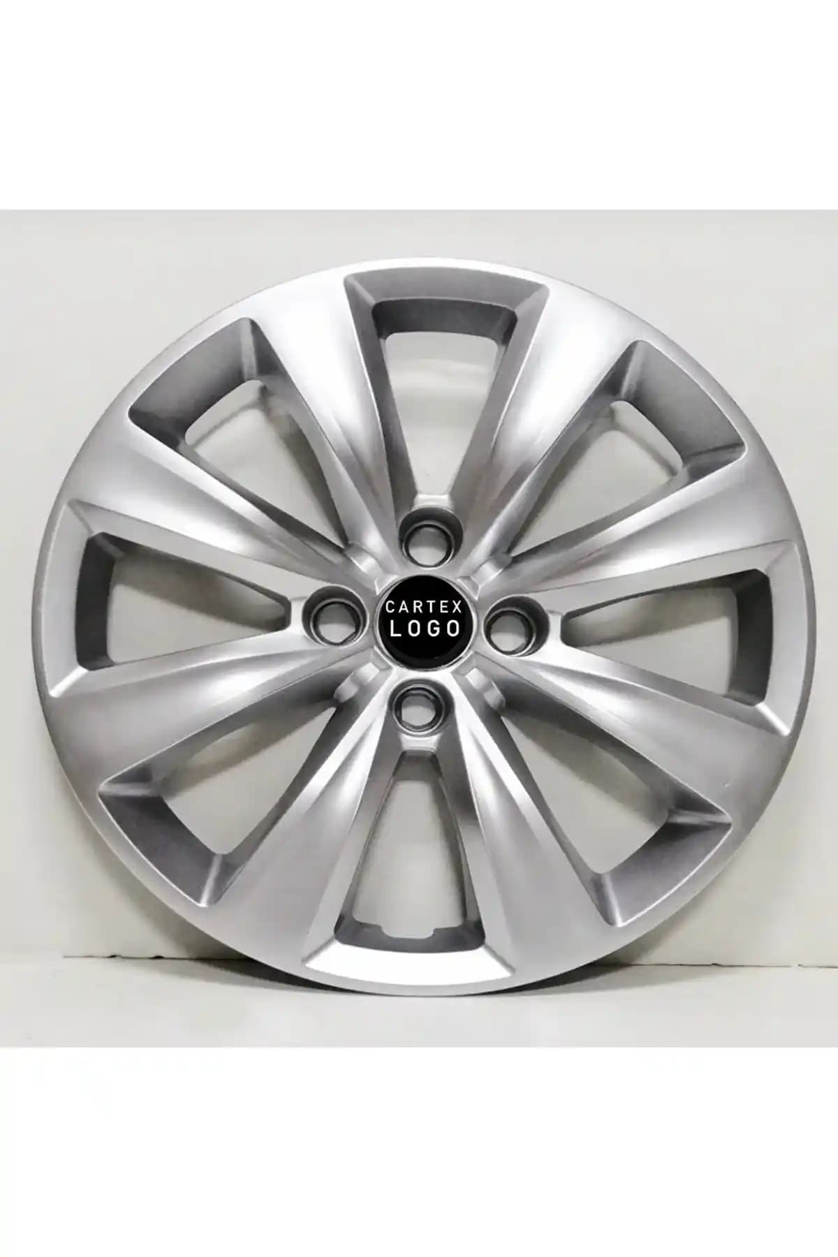 Cartex Renault Clio 5 için 15 inç Jant Kapağı Seti Kırılmaz Arma Özelliği Hediyeli