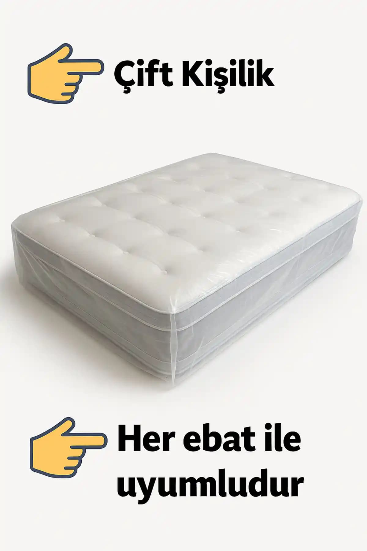 Dekals Ultra Kalın Yatak Baza Koruma Naylonu – Taşıma ve Saklama Hava Balonlu Ambalaj