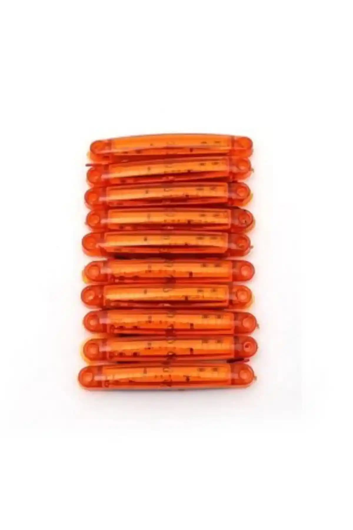 Emr Dorse Parmak LED Lamba 12V–24V, 6 LED, Sarı Yan Marker, Iveco Daily Uyumlu, Paket 10 Adet