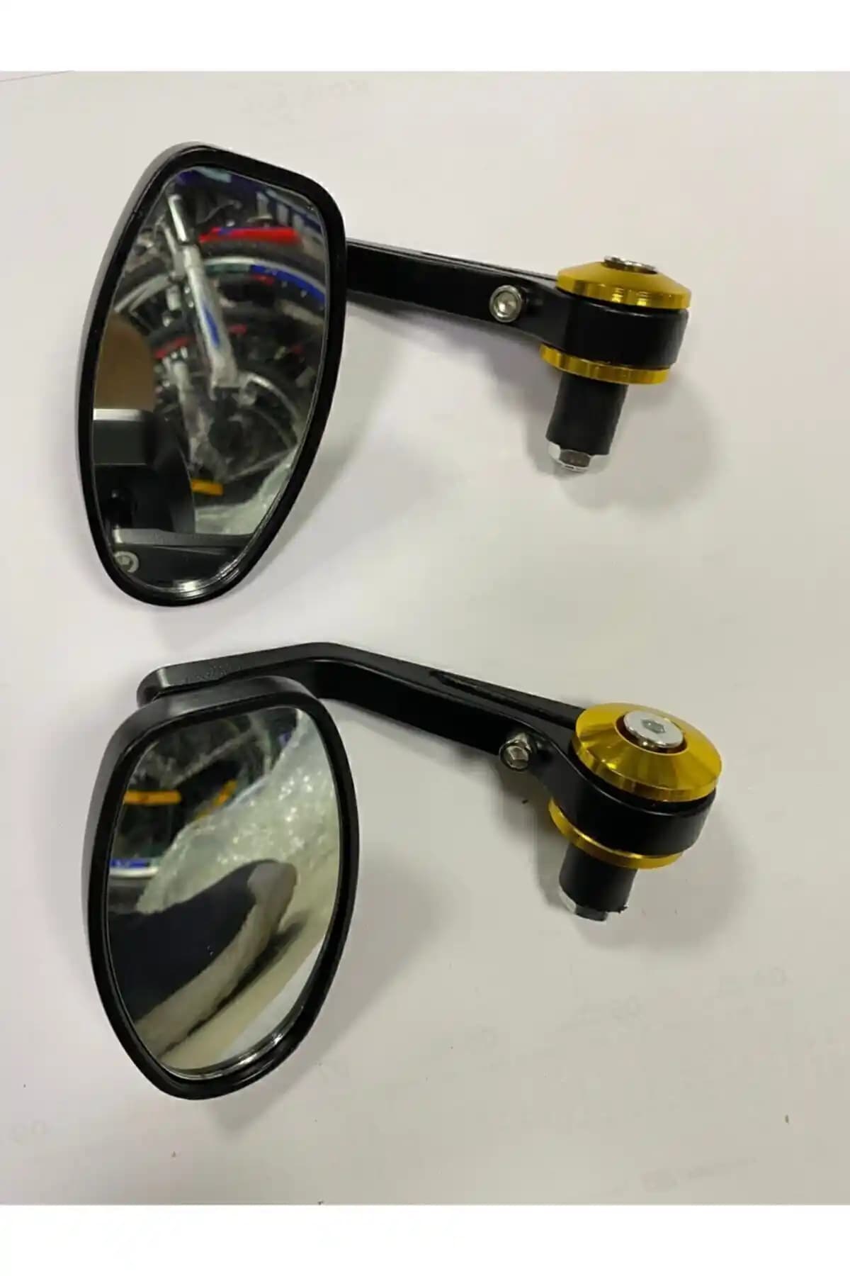 ESPADA Gidon Aynası Sarı Gold: CNC Alüminyum Gövde, 360° Ayarlanabilirlik ve Dayanıklılık