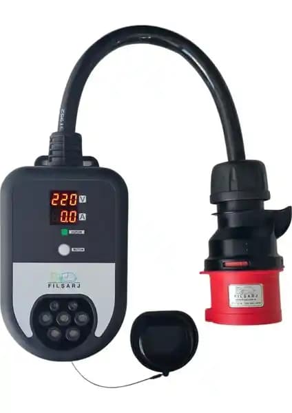 Fil Şarj Filşarj 22 kW Mobil Araç Şarj İstasyonu: Taşınabilir, IP65, Type 2 Konnektörlü